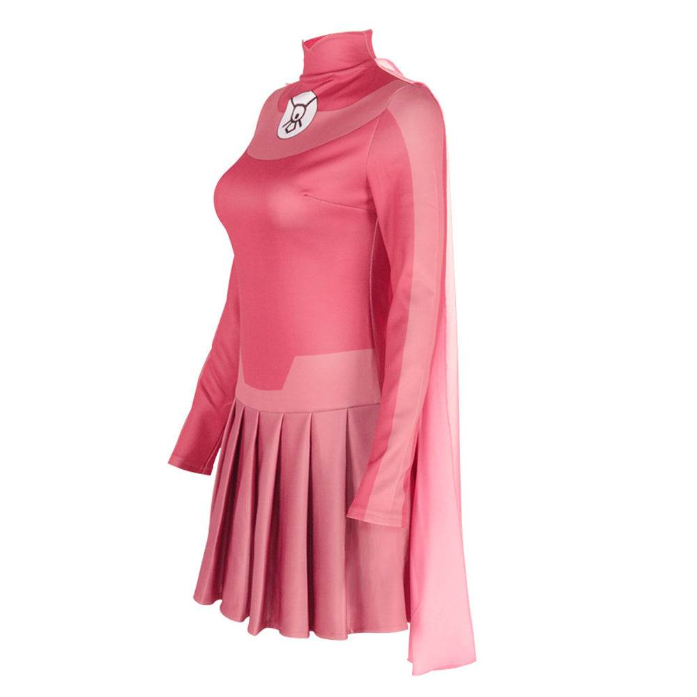 Atom Eve Invincible Costume Women Pink Party Carnival Cosplay Dress - Ecosfun