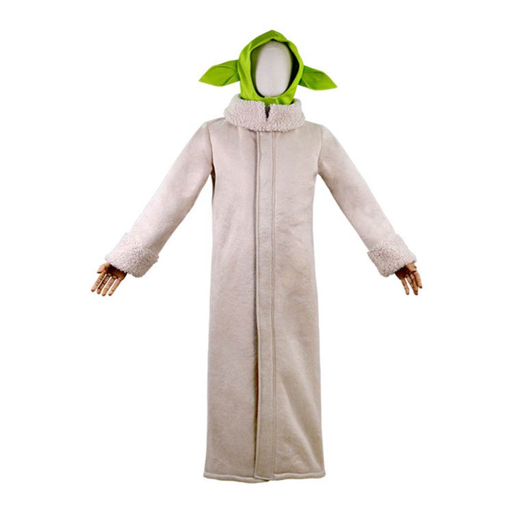 Baby Yoda Cosplay Costume Robe Hat Outfits Carnival Suit - Ecosfun