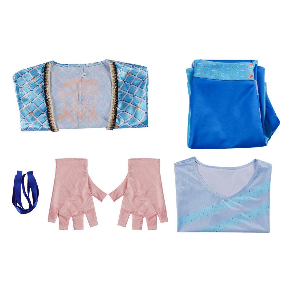 Chloe Charming Cosplay Costume Women Blue Outfit Party Carnival - Ecosfun