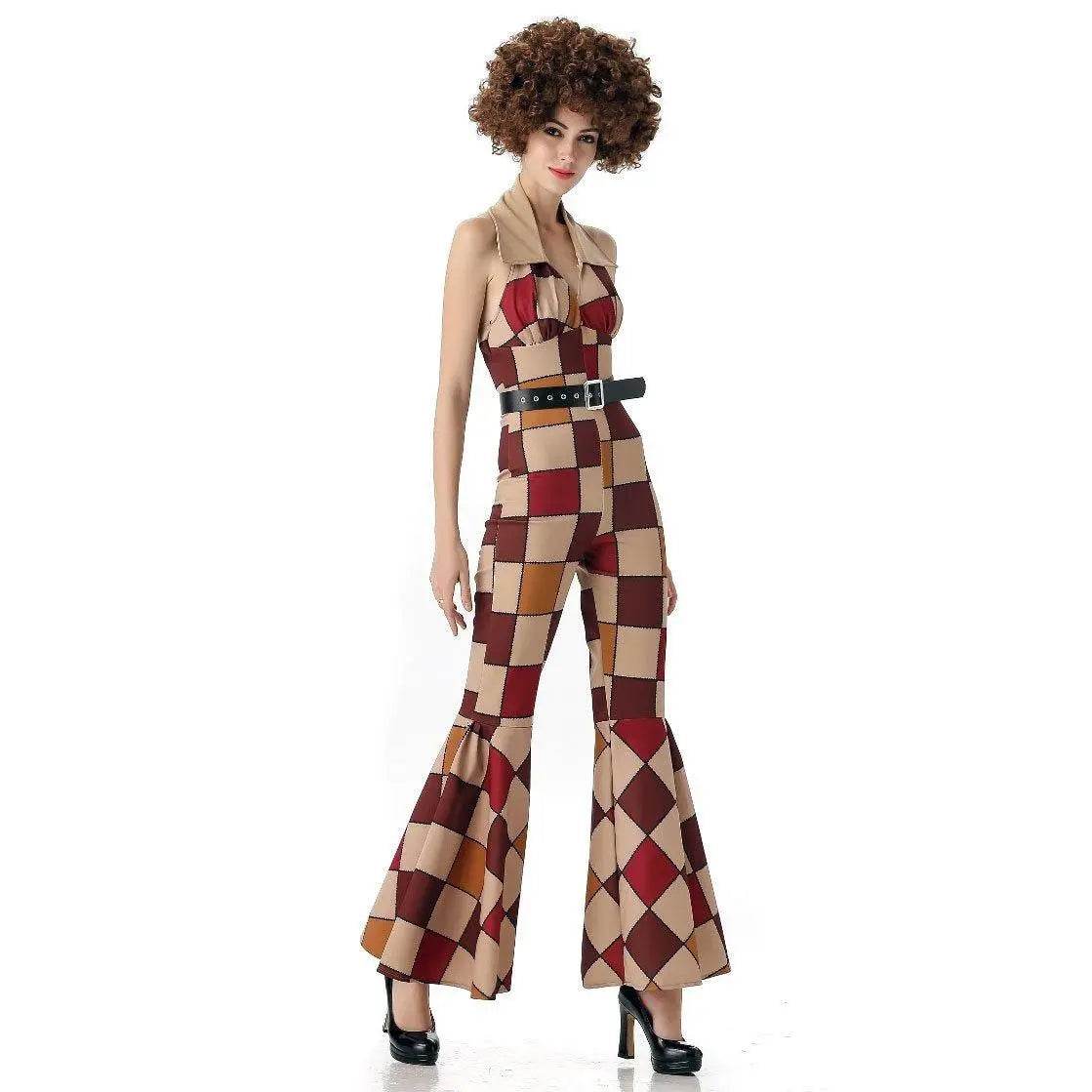 1920s Disco Stage Masquerade Fancy Dress Costumes Halloween For Women Men Leisure Suit - Ecosfun