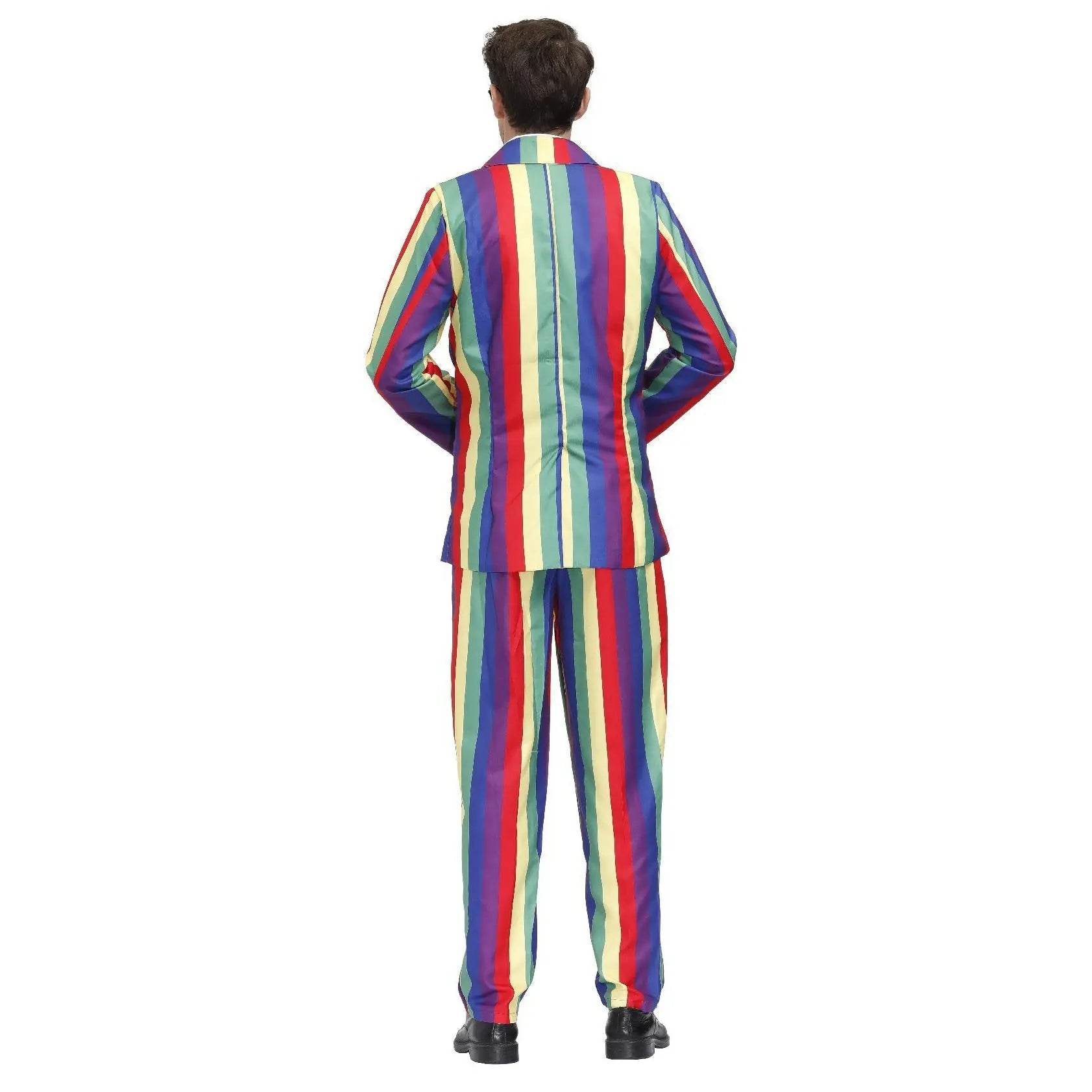 1980s Love Flower Print Suit 80s Costumes Cosplay Party Carnival - Ecosfun