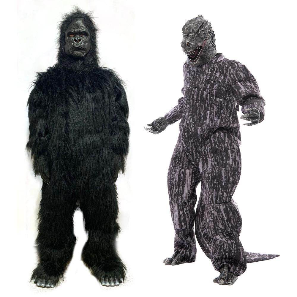 2024 Godzilla x King Kong: The New Empire Godzilla Gorilla Costume for Adult - Ecosfun