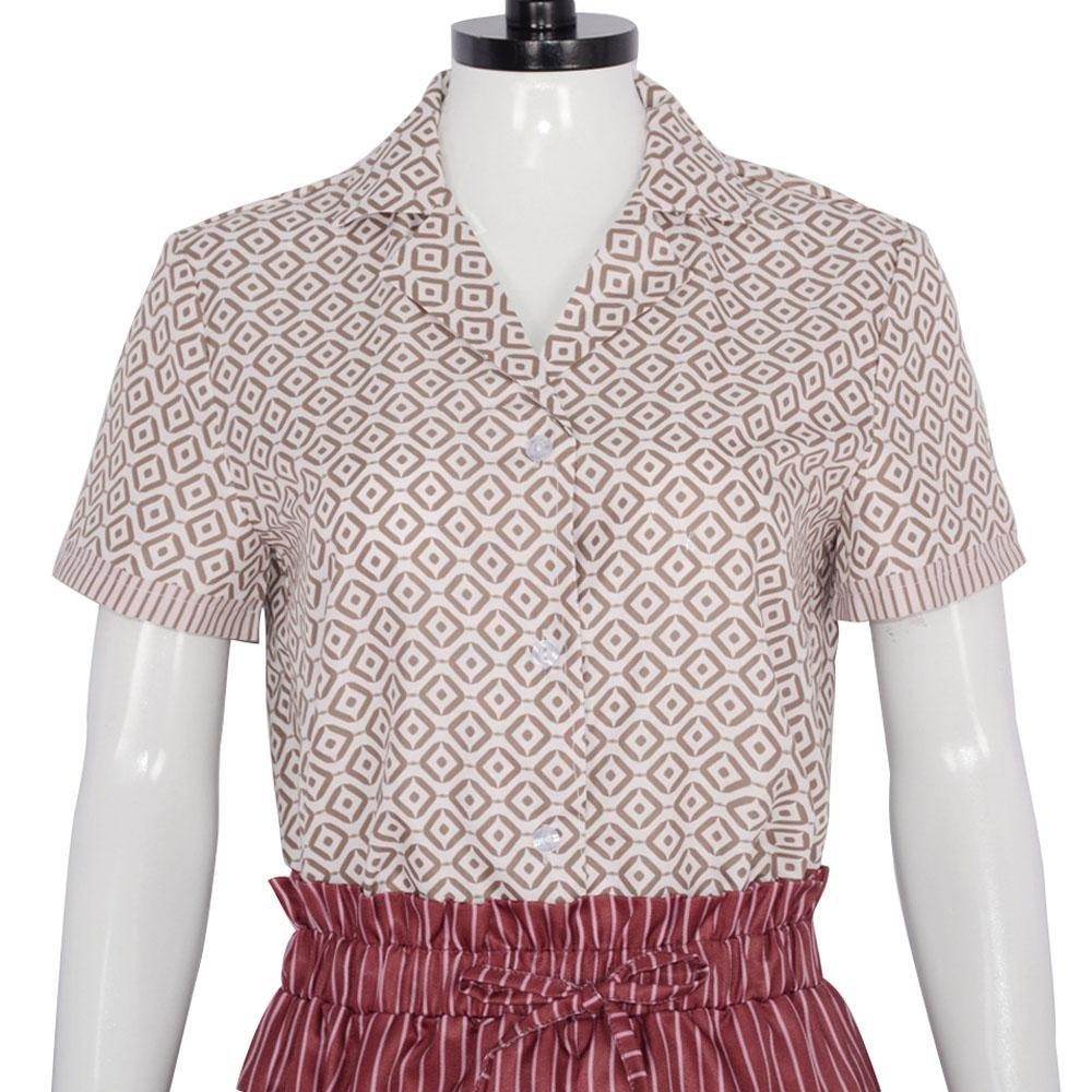 2024 Movie IF Bea Cosplay Costume Heroine Shirt and Trousers Set - Ecosfun