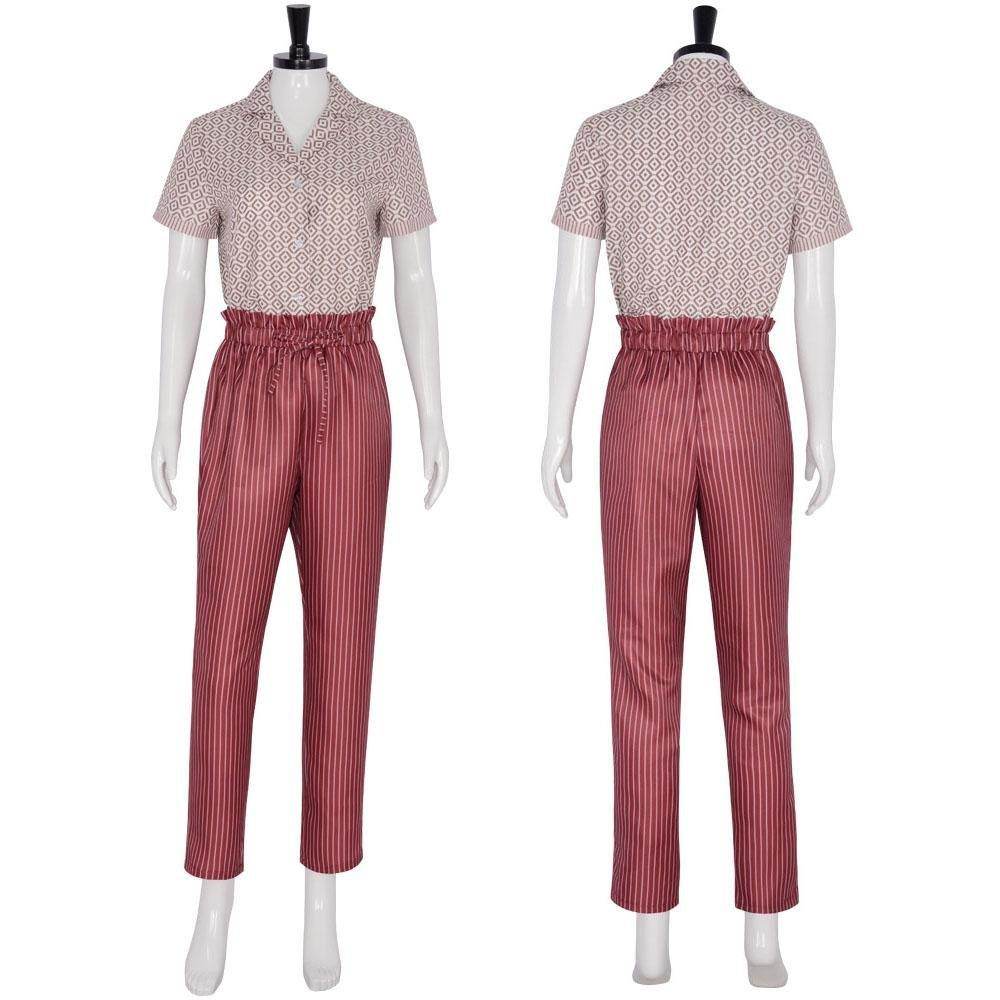 2024 Movie IF Bea Cosplay Costume Heroine Shirt and Trousers Set - Ecosfun