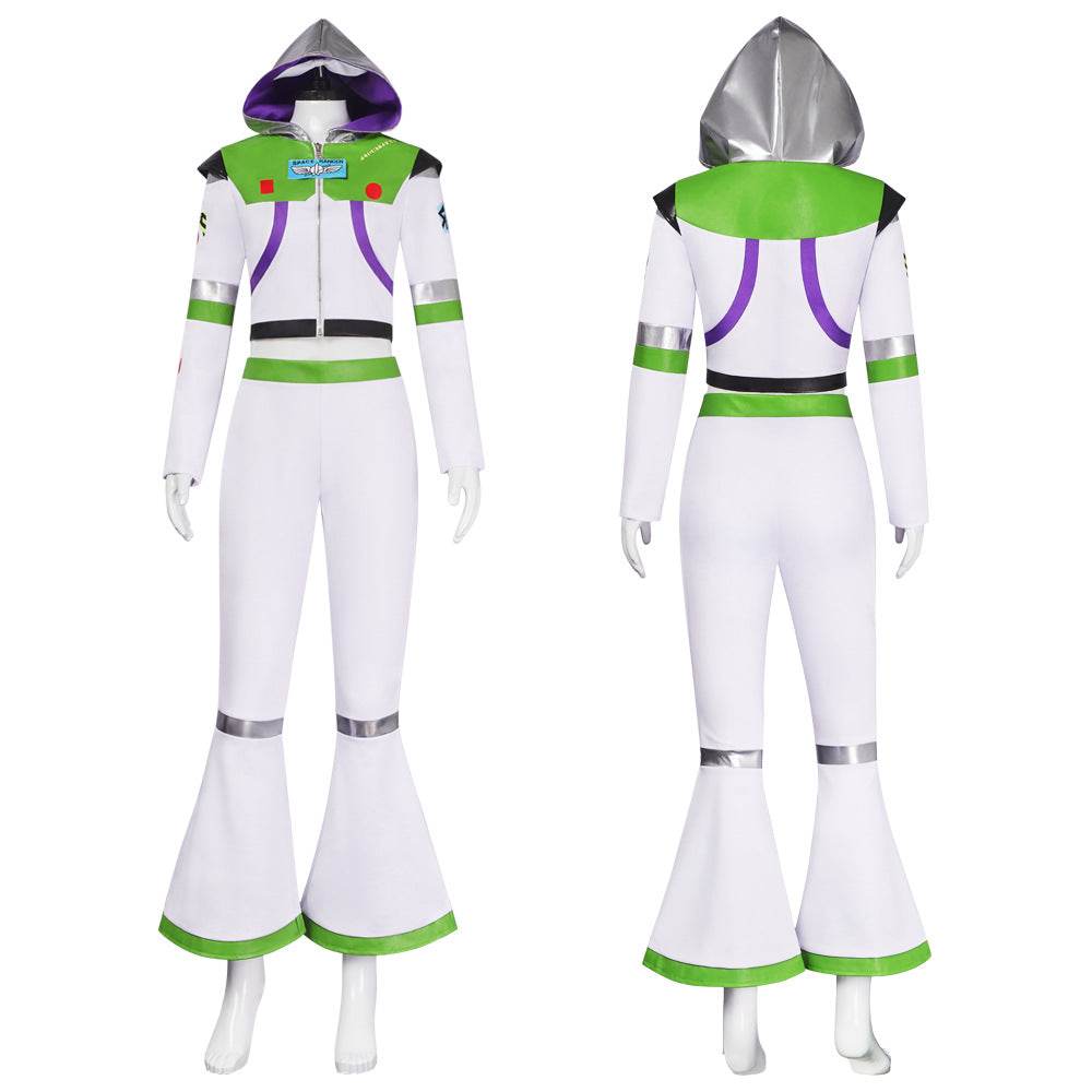 Toy Story Buzz Lightyear Women's Jumpsuit Cosplay Costume Halloween - Ecosfun