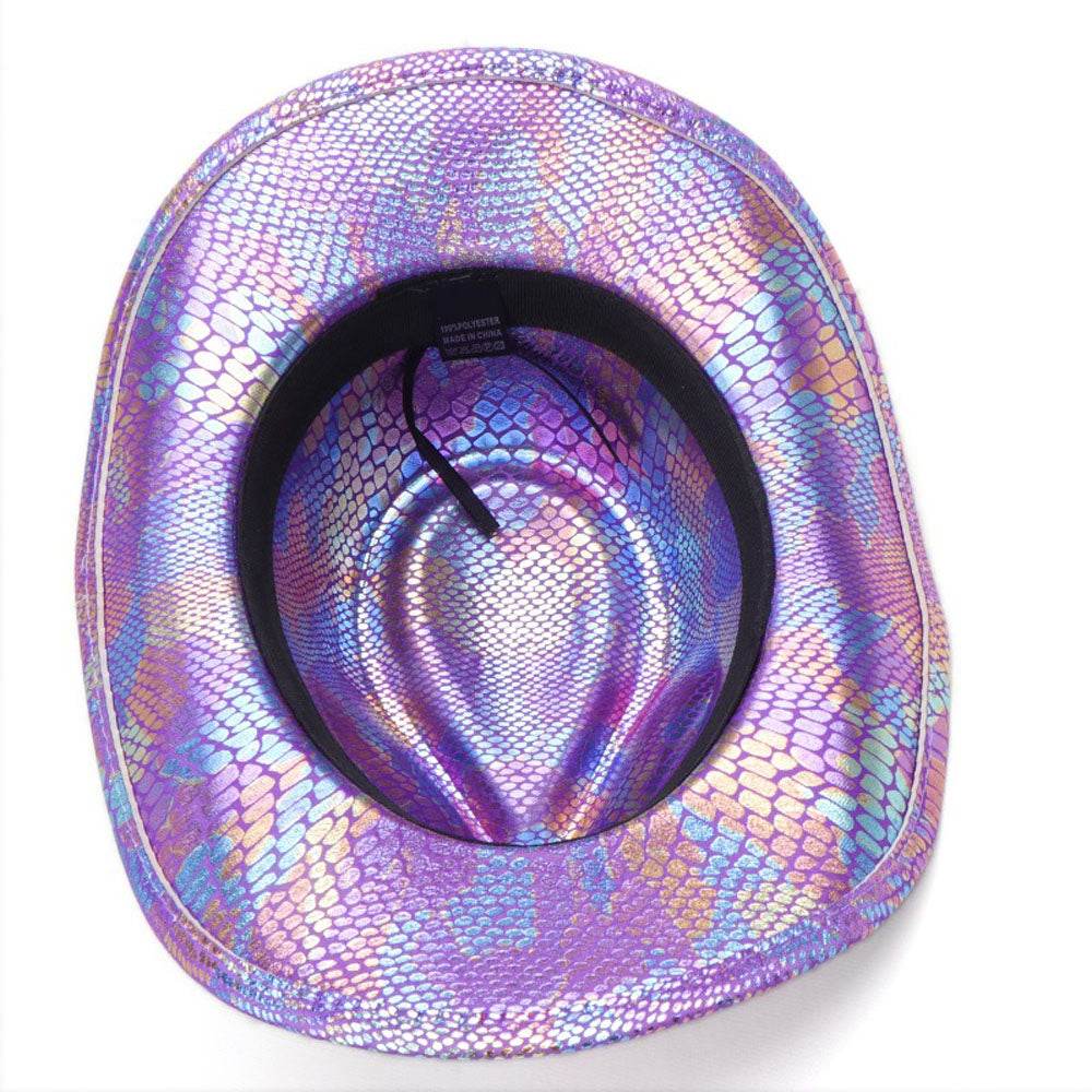 Western cowboy hat men's retro sequined Party dance - Ecosfun