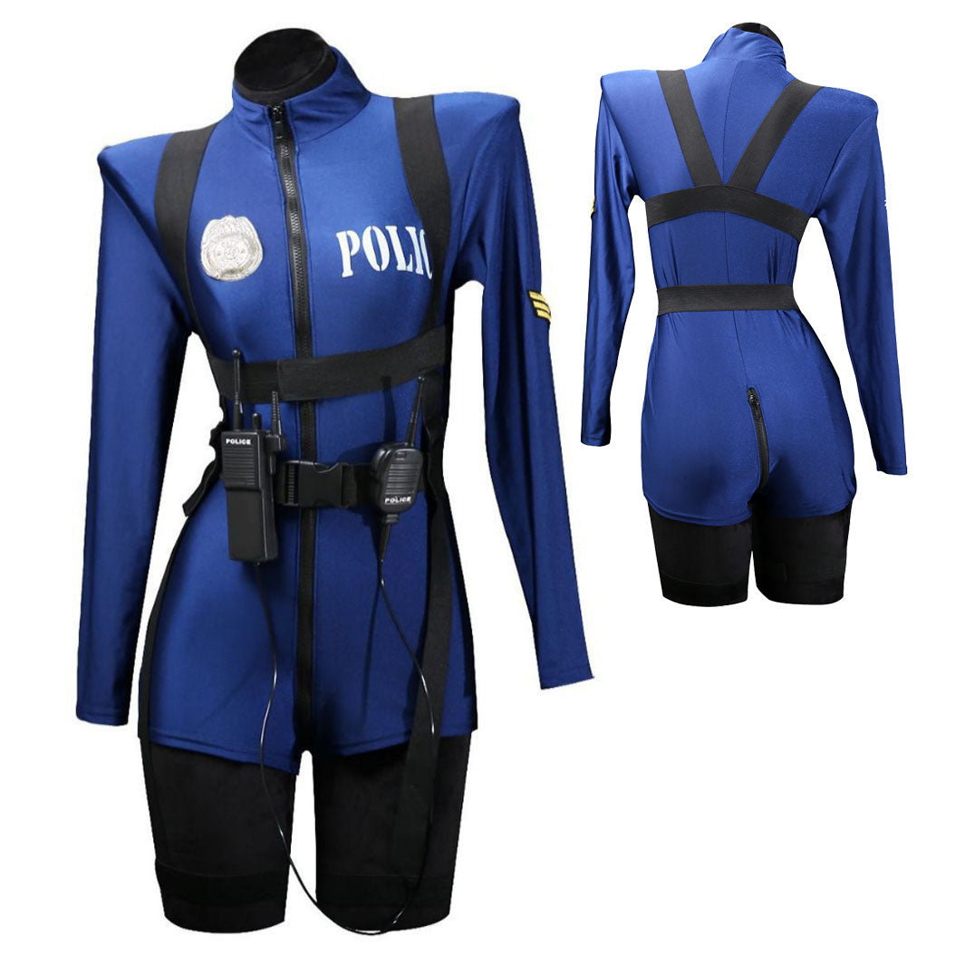 Female Police Cos Uniform Suit Temptation Club