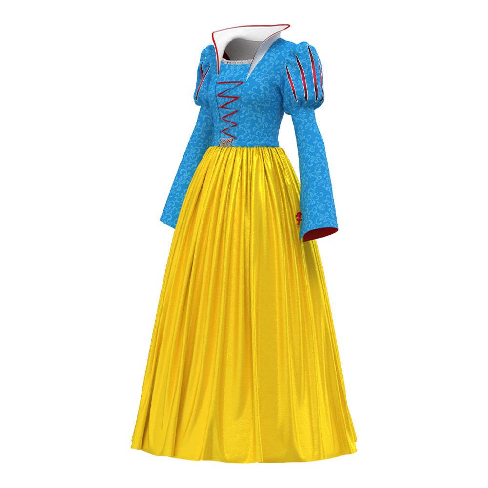 2025 Snow White Dress Cosplay Costume Halloween Party Carnival - Ecosfun