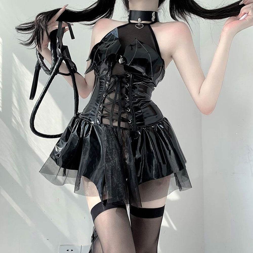 Witch Cosplay Costume Female Little Devil Perspective Skirt - Ecosfun