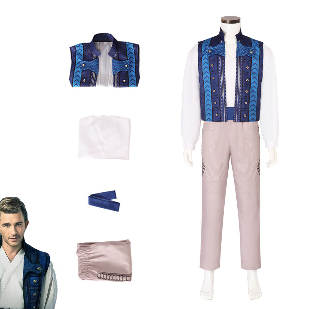 Wicked Fiyero Prince Outfit Carnival Halloween Cosplay Costume Set