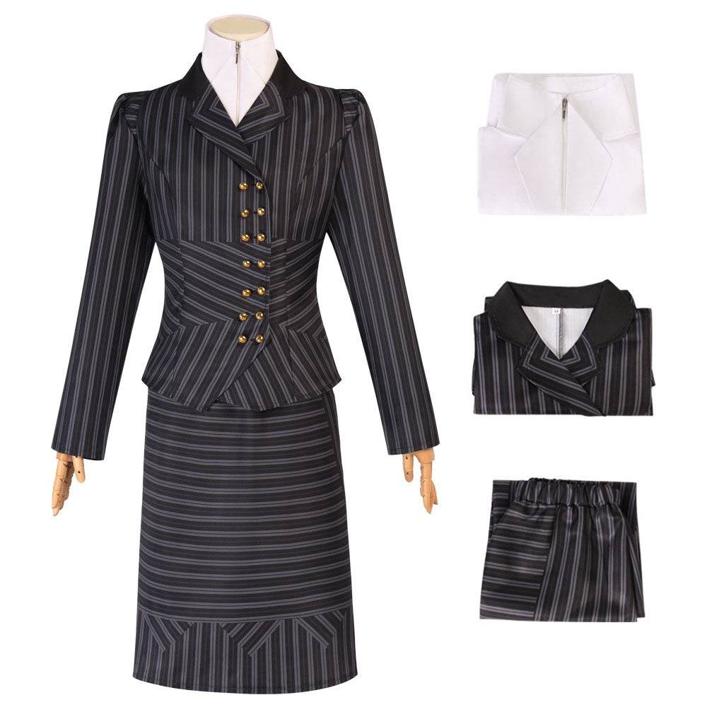Wicked Elphaba School Uniform Outfit Carnival Halloween Cosplay Costume Set - Ecosfun