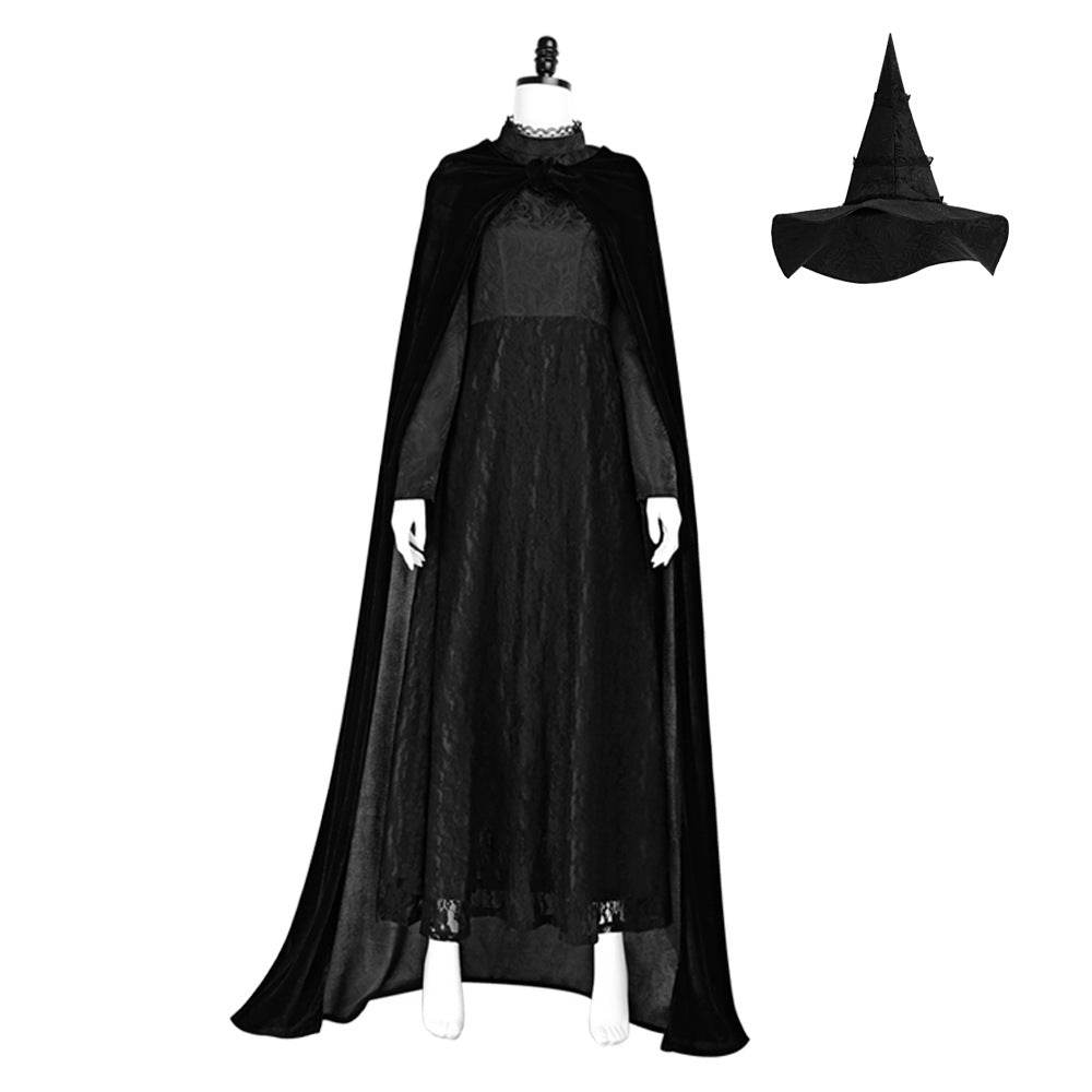 Wicked Elphaba Outfit Carnival Halloween Cosplay Costume Set - Ecosfun