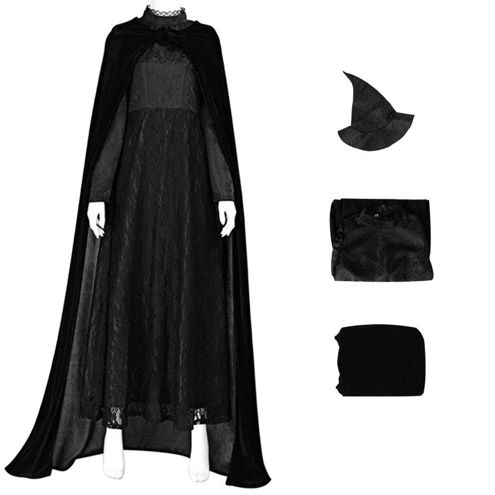Wicked Elphaba Outfit Carnival Halloween Cosplay Costume Set - Ecosfun