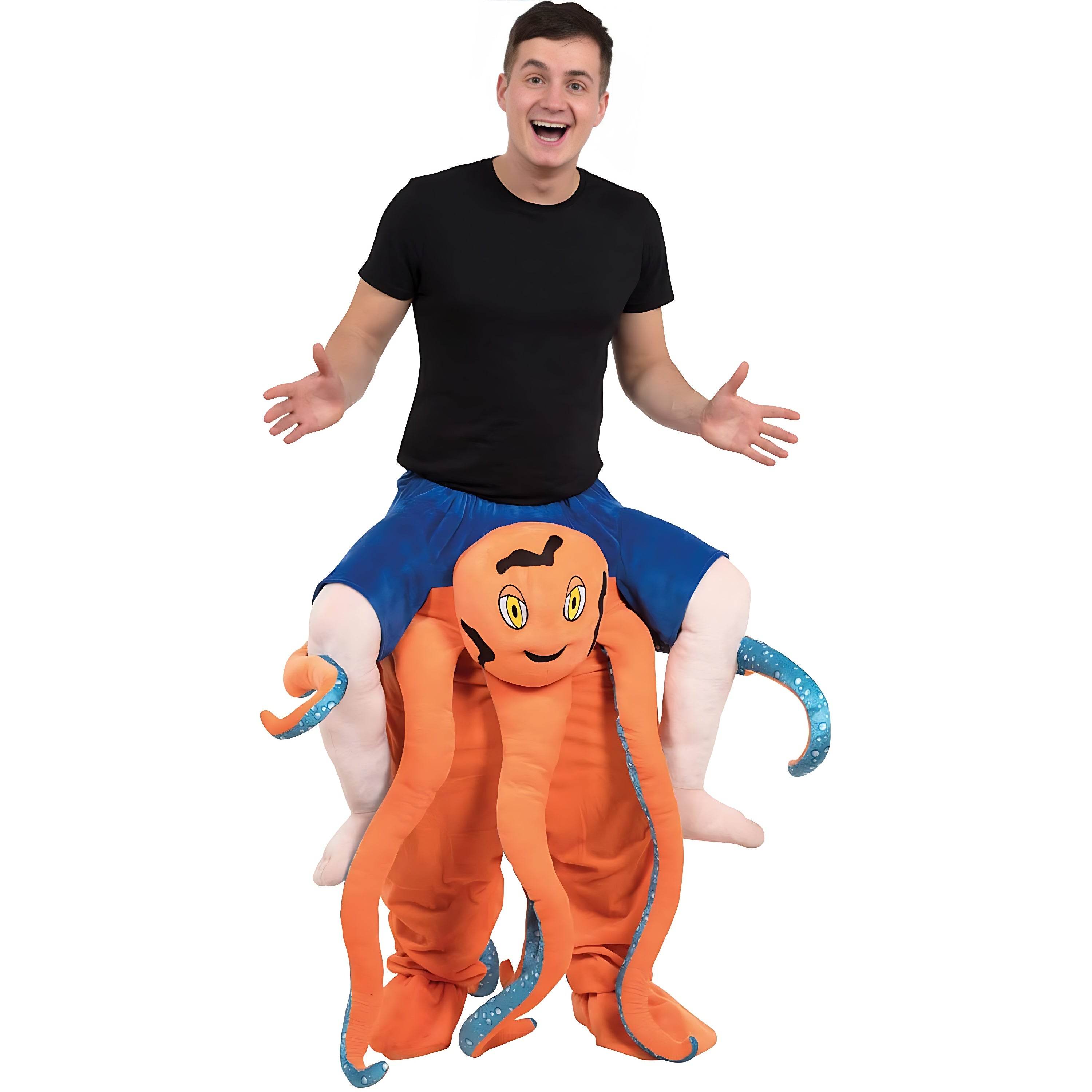 Brown Bear Teddy Unicorn Sheep Horns Octopus Funny Puppet Costumes - Ecosfun