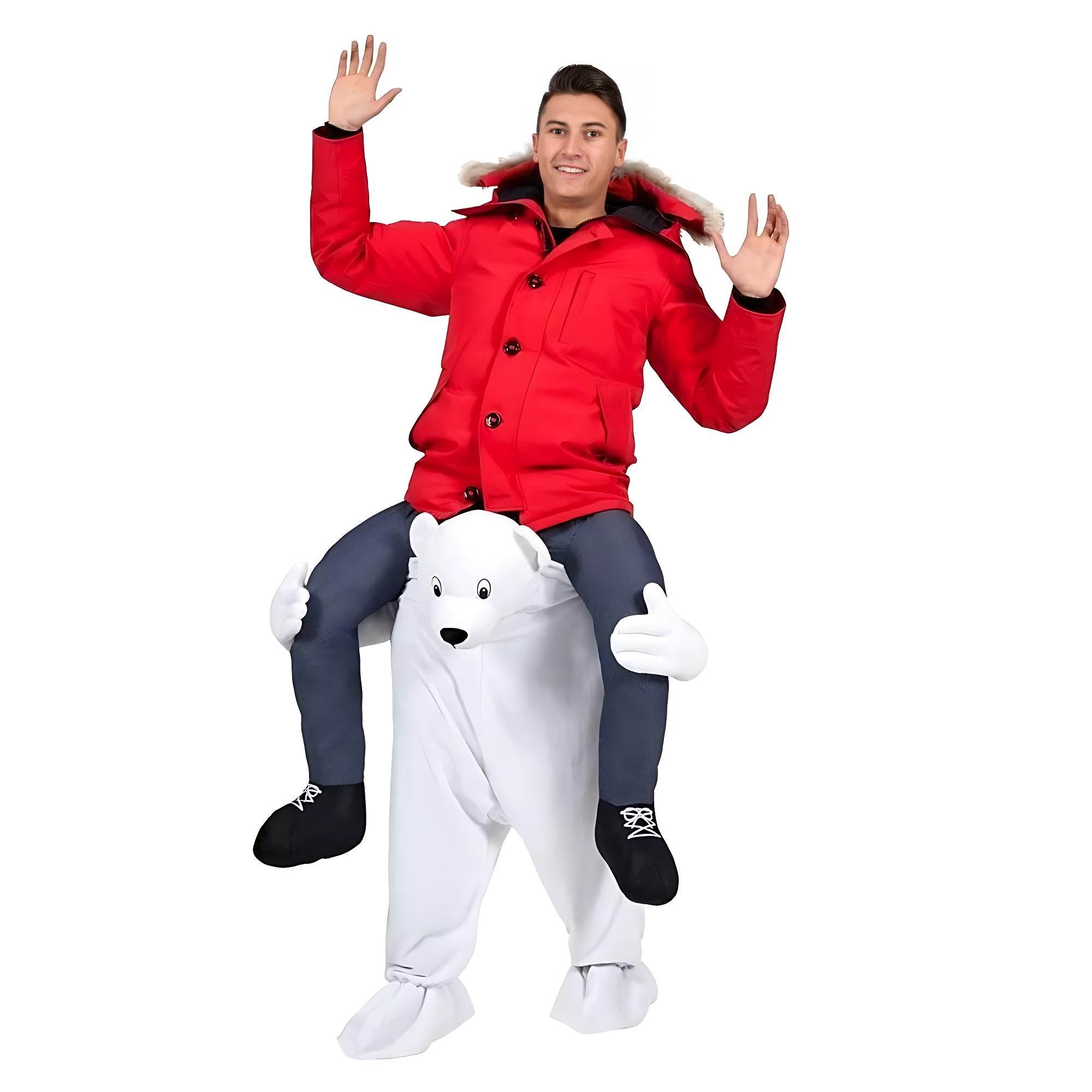 White Bear Pink Pig Rabbit Kangaroo Horse Funny Puppet Costumes - Ecosfun