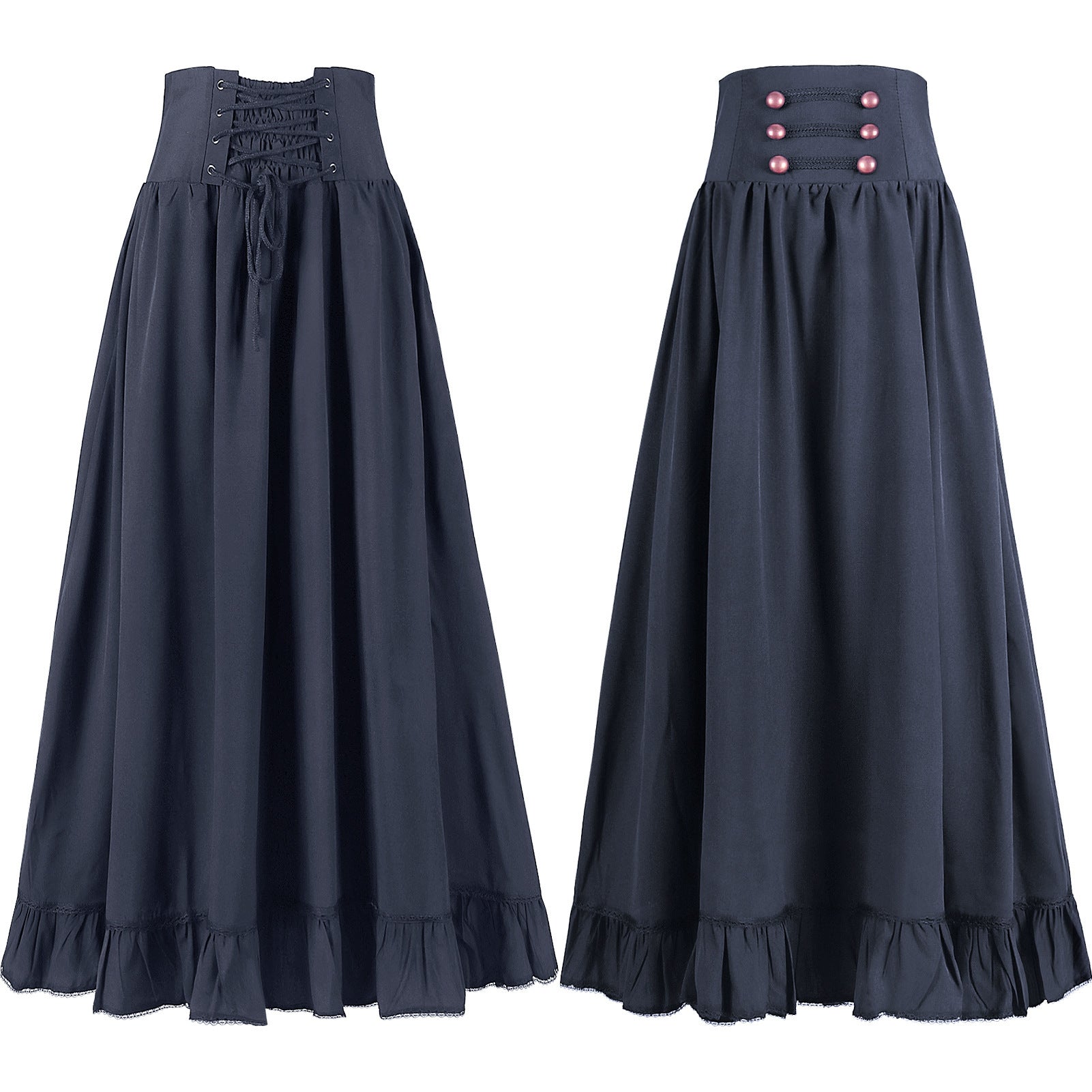 Medieval Women's Retro Style Waist Dance Skirt Dress