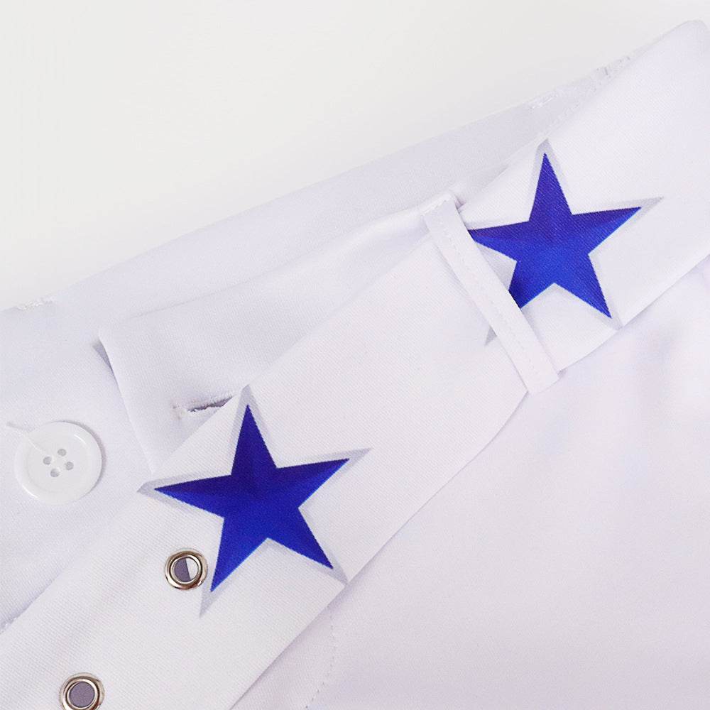 Dallas Cowboy Cheerleader Stage Star Costume For Women - Ecosfun