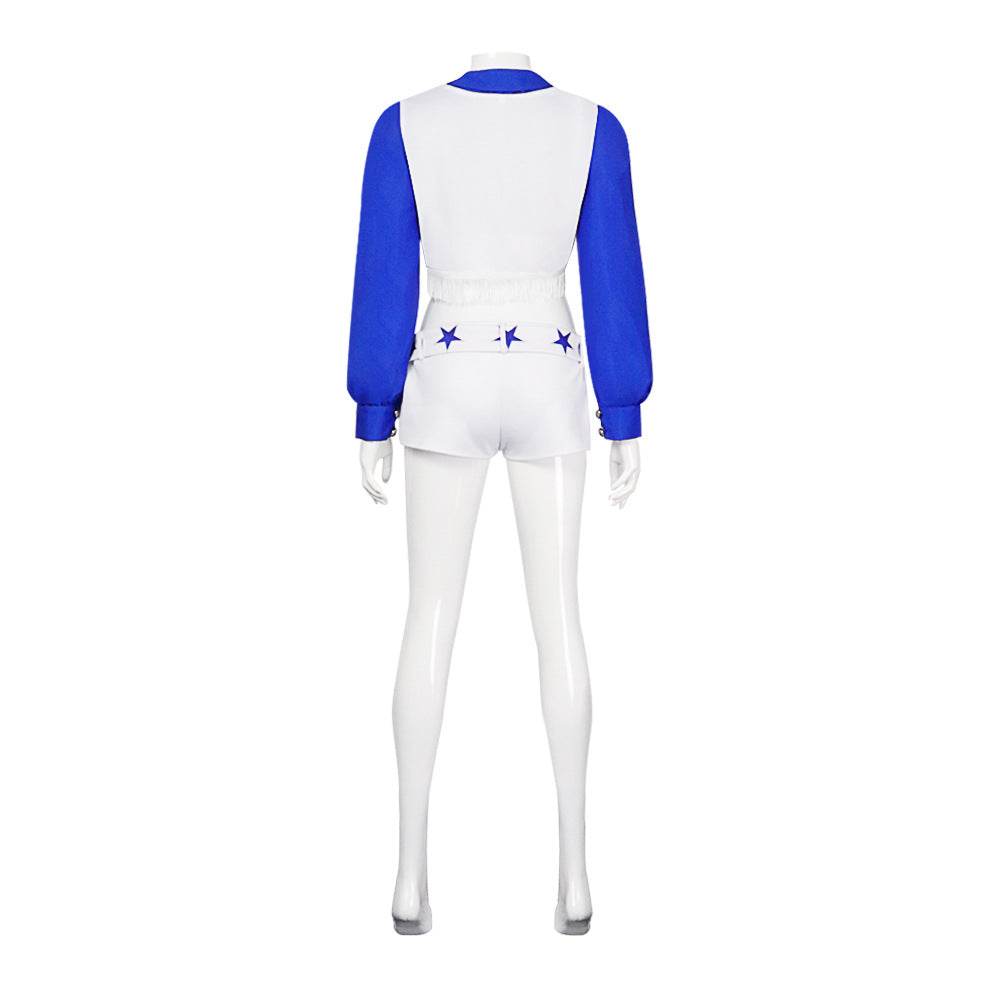 Dallas Cowboy Cheerleader Stage Star Costume For Women - Ecosfun