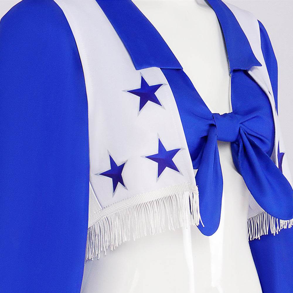 Dallas Cowboy Cheerleader Stage Star Costume For Women
