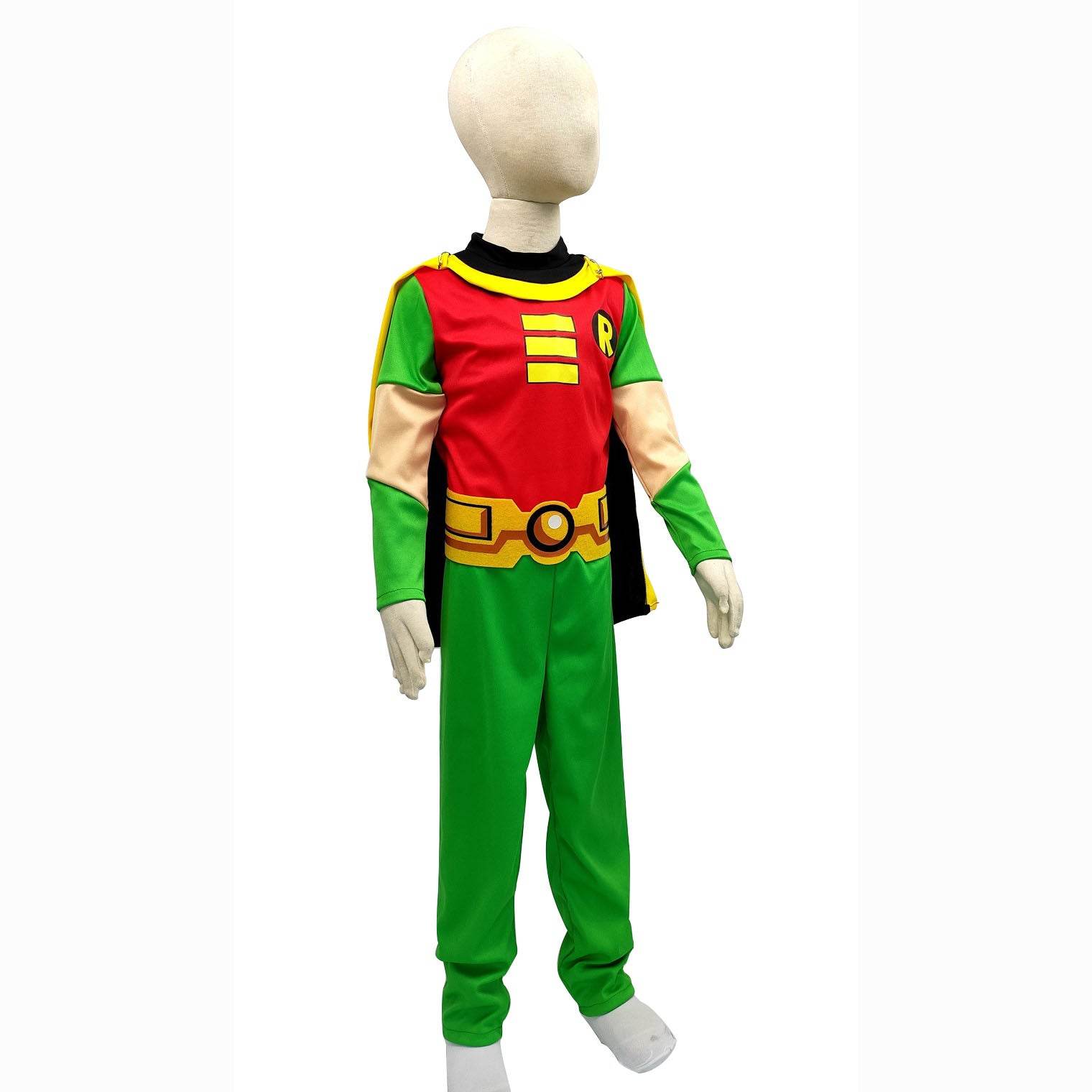 DC Teen Titans Robin Cosplay Costume Halloween For kids Child - Ecosfun