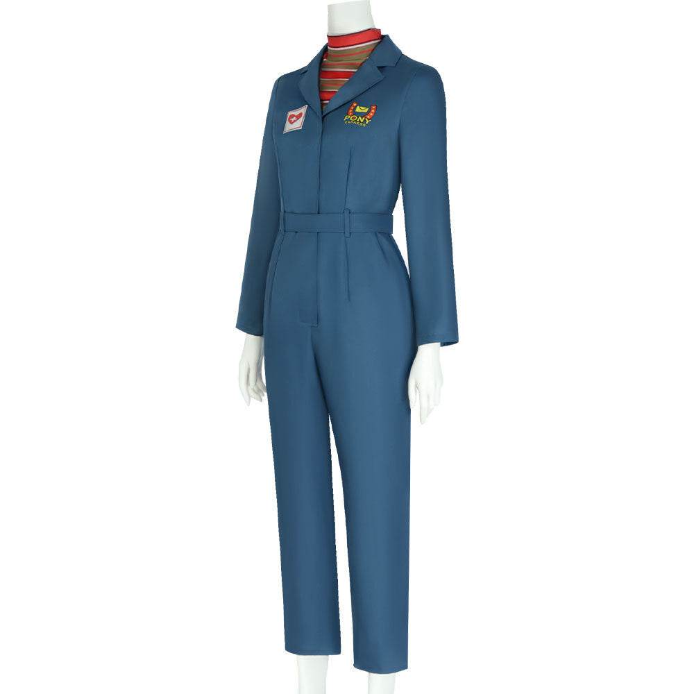 Mouthwashing Anya Women Blue Jumpsuit Carnival Halloween Cosplay Costume - Ecosfun