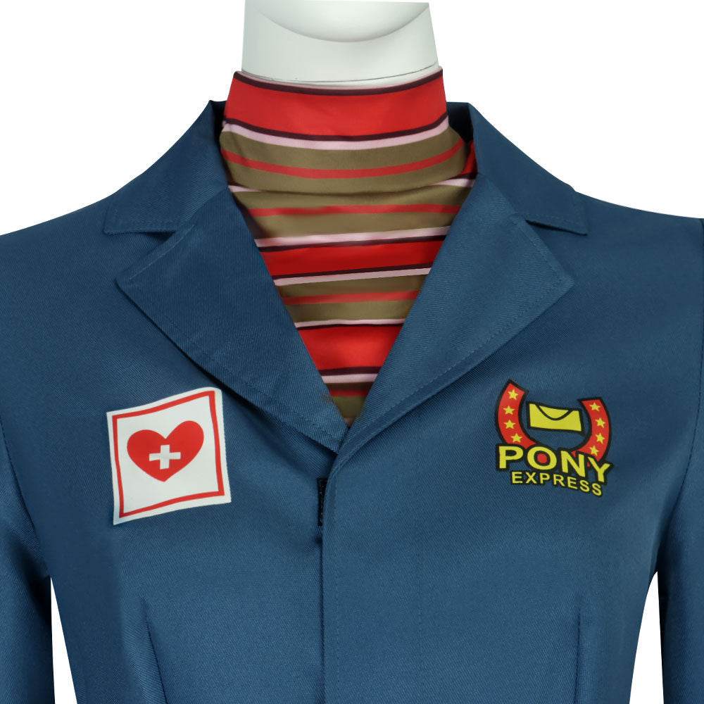 Mouthwashing Anya Women Blue Jumpsuit Carnival Halloween Cosplay Costume - Ecosfun