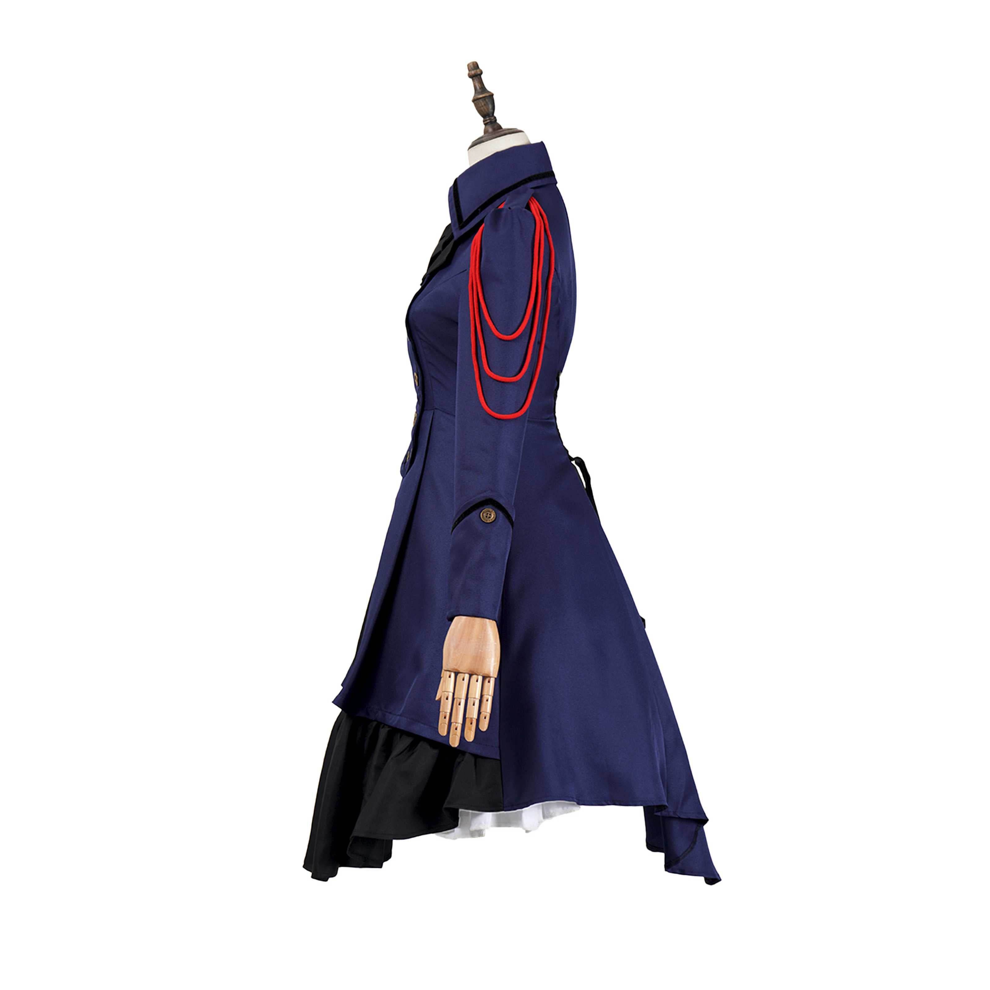 Medieval cos Renaissance gothic dress Retro bow ruffled punk cosplay skirt - Ecosfun