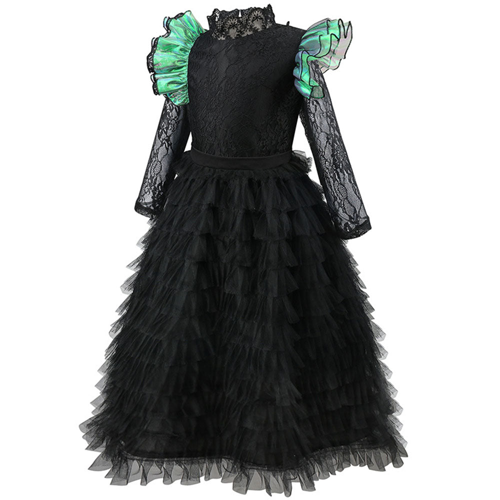 Wicked Black lace dress Halloween holiday party dress