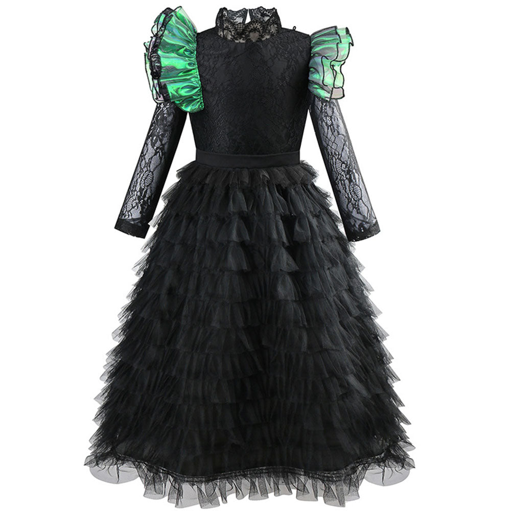 Wicked Black lace dress Halloween holiday party dress