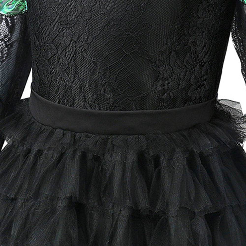 Wicked Black lace dress Halloween holiday party dress - Ecosfun
