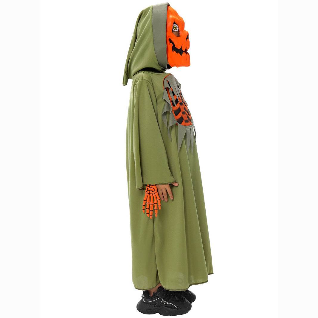 Fun World Scaru Skeleton Bleeding Pumpkin Halloween Costume for Kids - Ecosfun