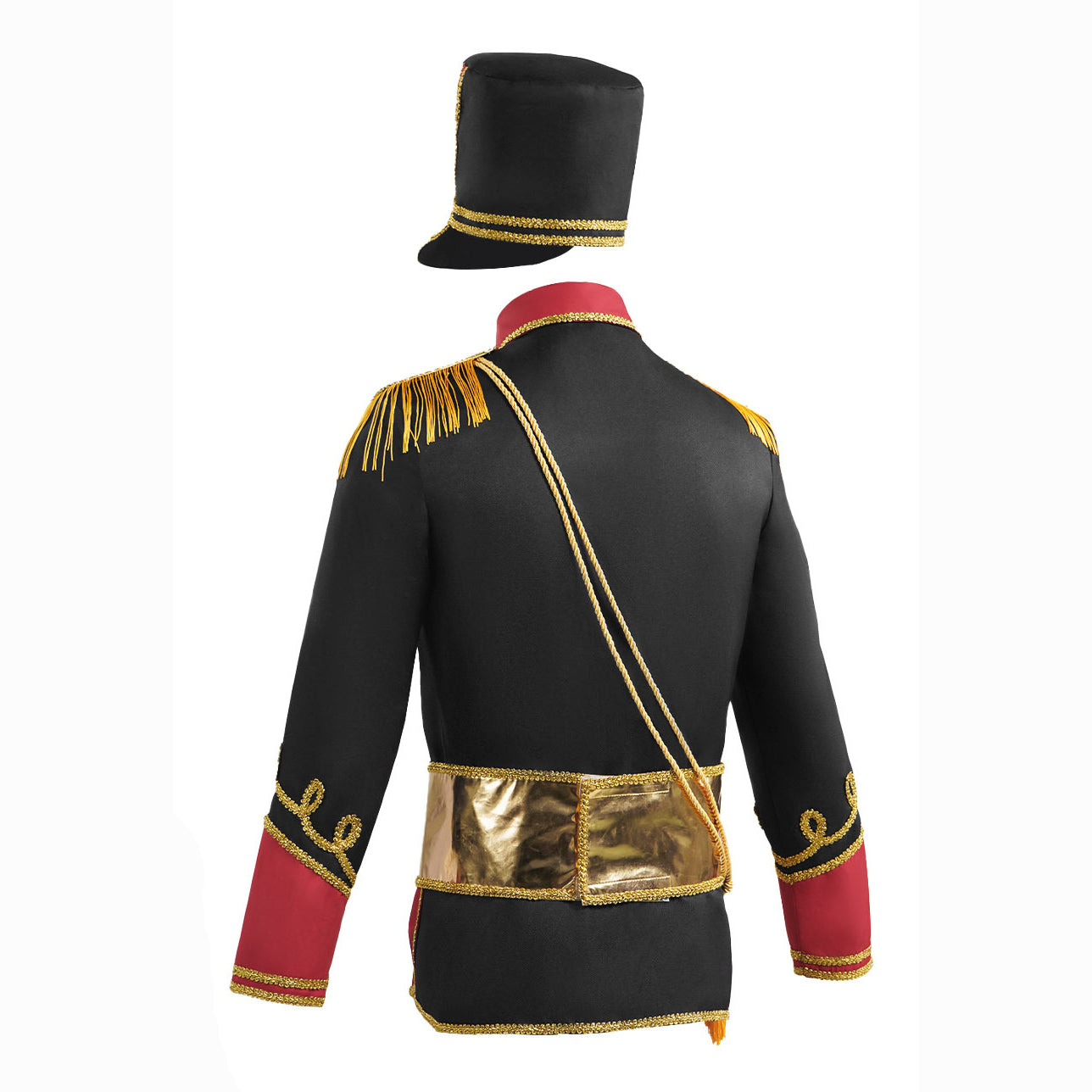 British Hussar Tunic Royal Prince Tailcoat Drummer Parade Costume Jacket Men Halloween