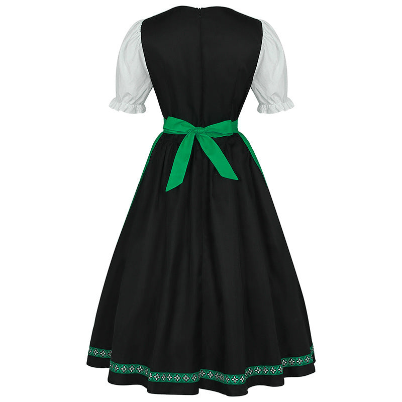 German Oktoberfest Bavarian Nation Costume Overalls Set Halloween Carnival Outfit
