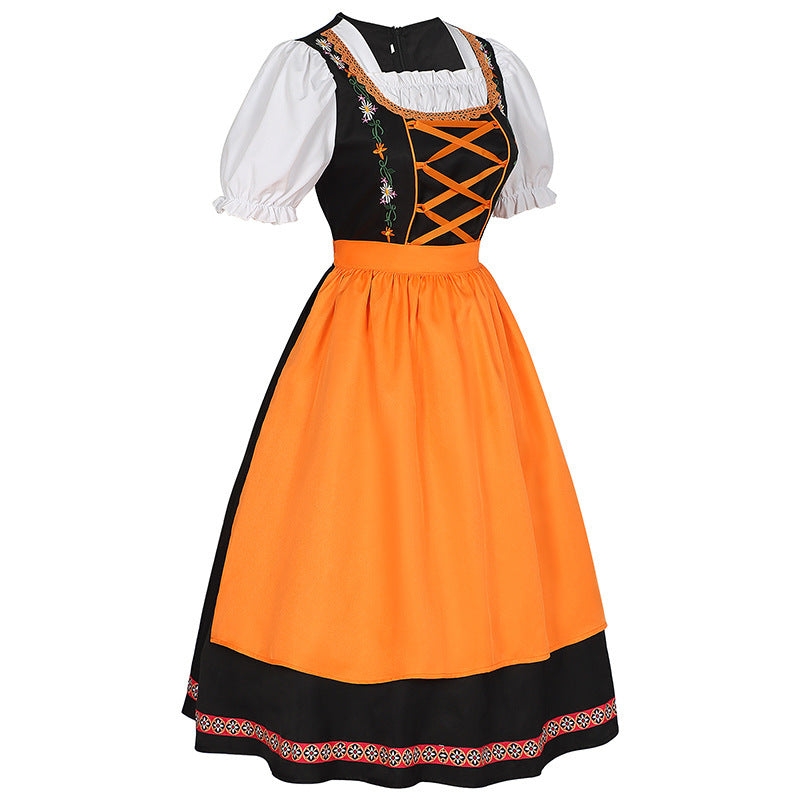 German Oktoberfest Bavarian Nation Costume Overalls Set Halloween Carnival Outfit