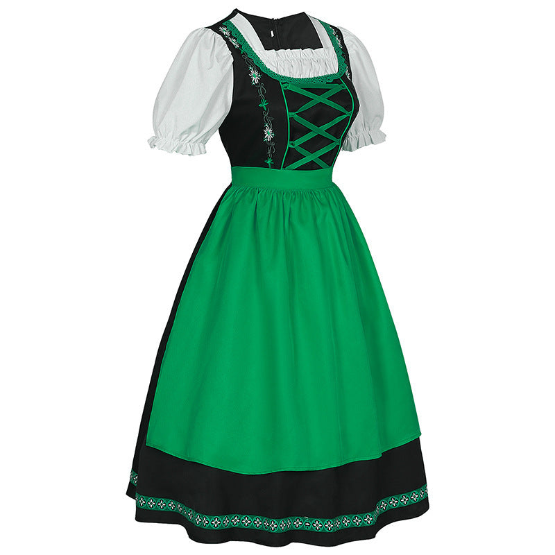 German Oktoberfest Bavarian Nation Costume Overalls Set Halloween Carnival Outfit