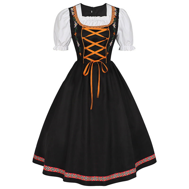 German Oktoberfest Bavarian Nation Costume Overalls Set Halloween Carnival Outfit