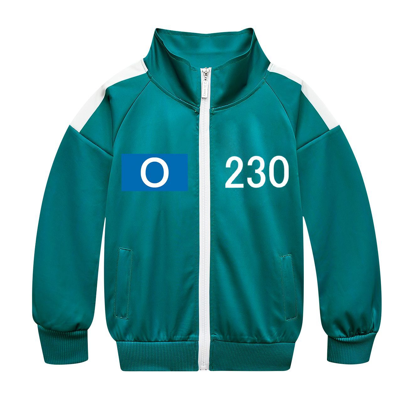 Adult Kids Players Tracksuit Game Costume Squid Cosplay Green Jacket Shirt