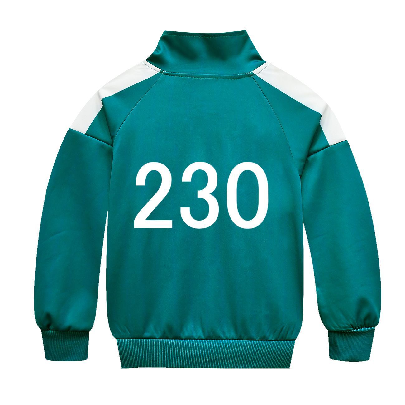 Adult Kids Players Tracksuit Game Costume Squid Cosplay Green Jacket Shirt