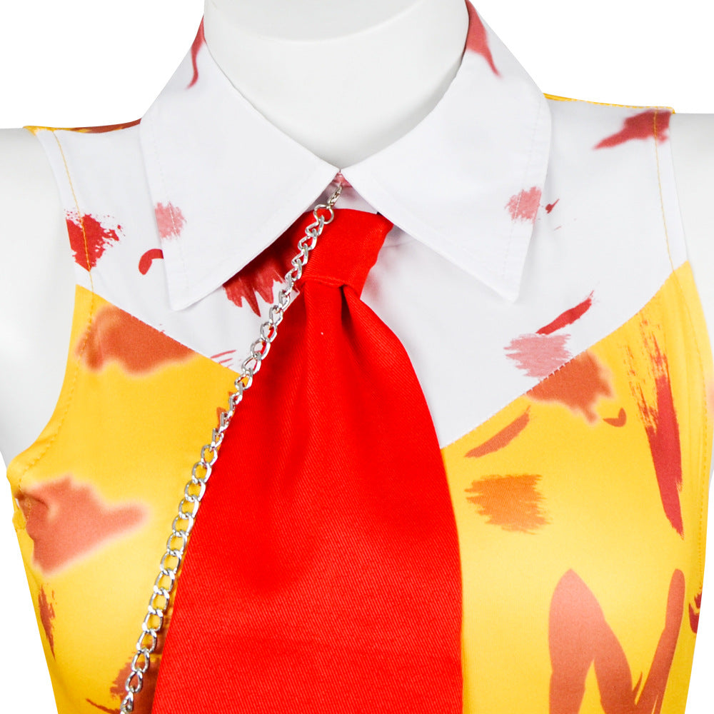 McDonald's Uncle Halloween Clown Costume Carnival Day Cosplay Jumpsuit Set Nightclub For Women Girl