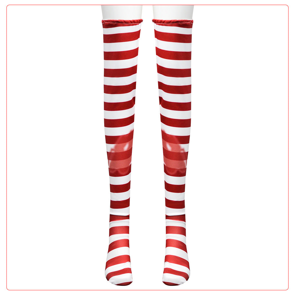 McDonald's Uncle Halloween Clown Costume Carnival Day Cosplay Jumpsuit Set Nightclub For Women Girl