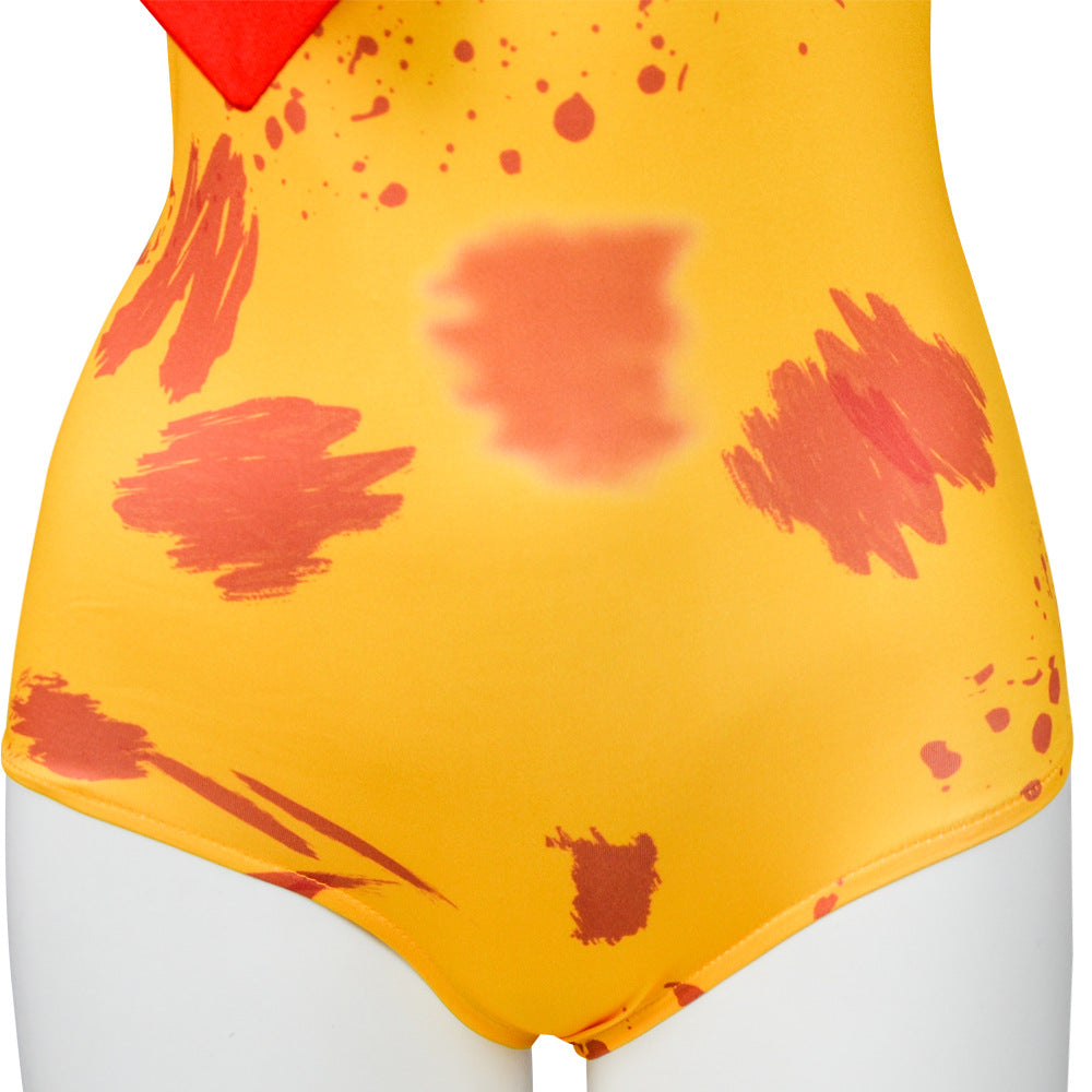 McDonald's Uncle Halloween Clown Costume Carnival Day Cosplay Jumpsuit Set Nightclub For Women Girl