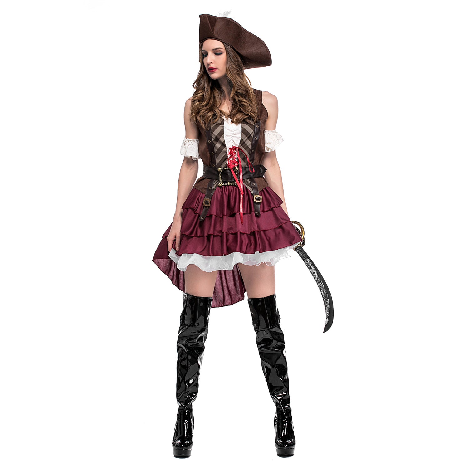 Pirates of the Caribbean Captain Women's Pirate Costume