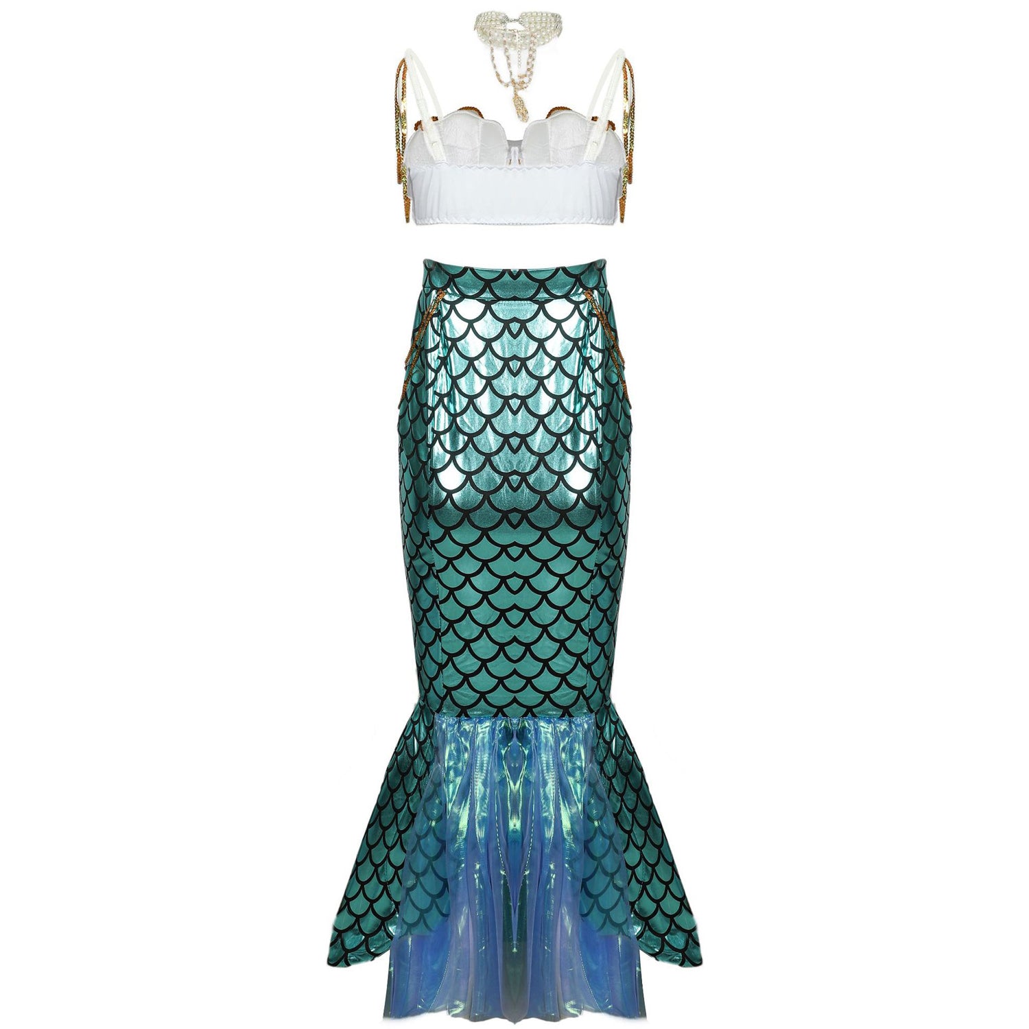 Shining Fairytale Costume Mermaid Princess Costume