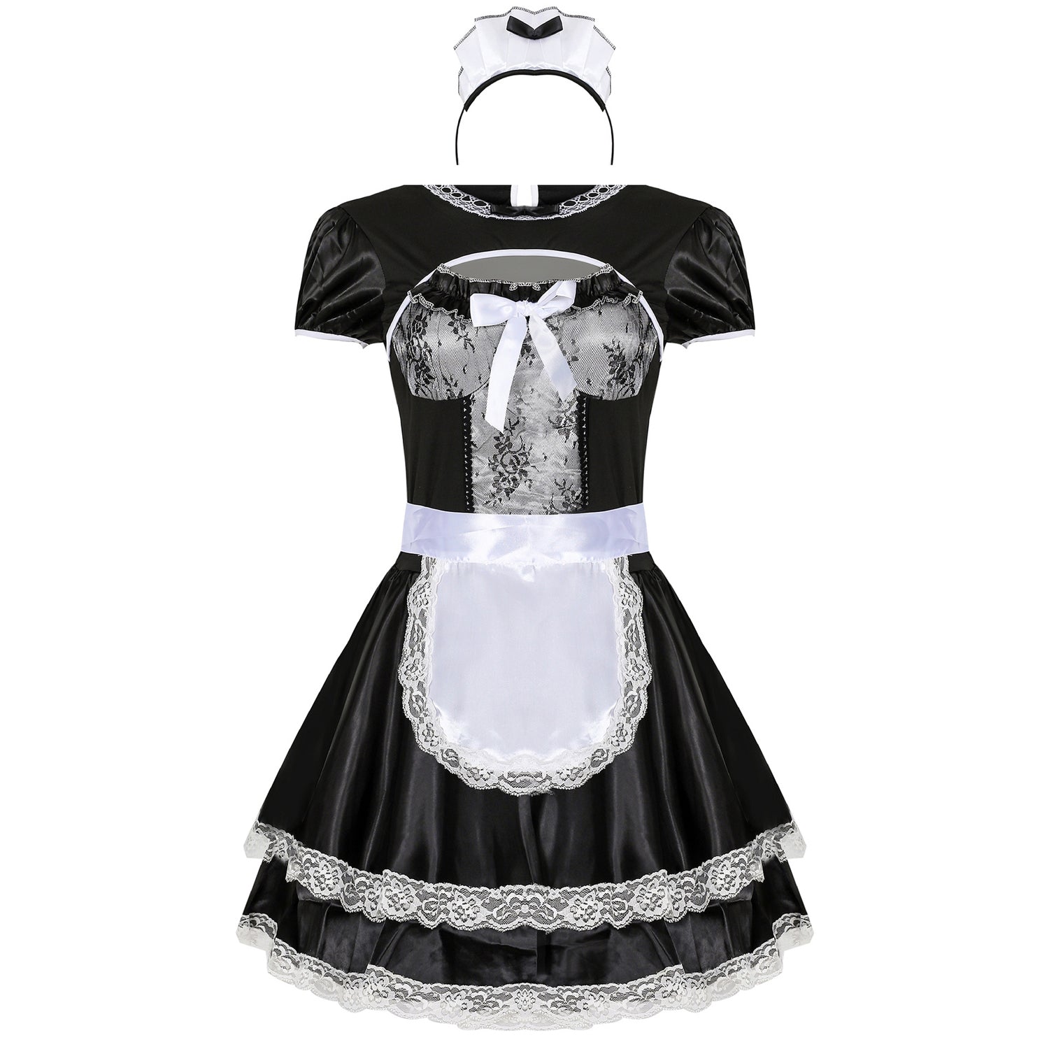 French Maid Lace Dress Costumes