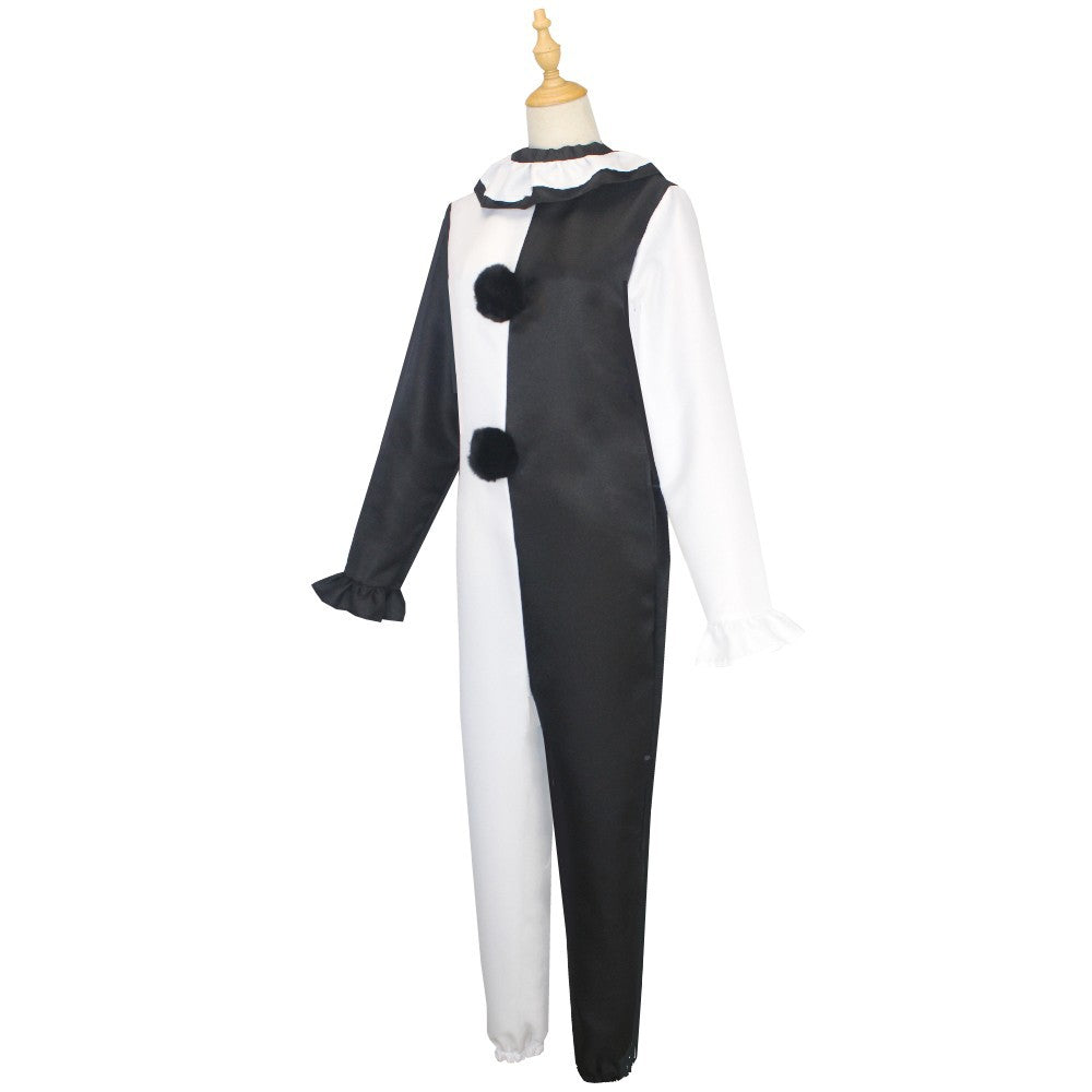 Terrifier 2 Art The Clown Joker Cosplay Costume Jumpsuit Halloween