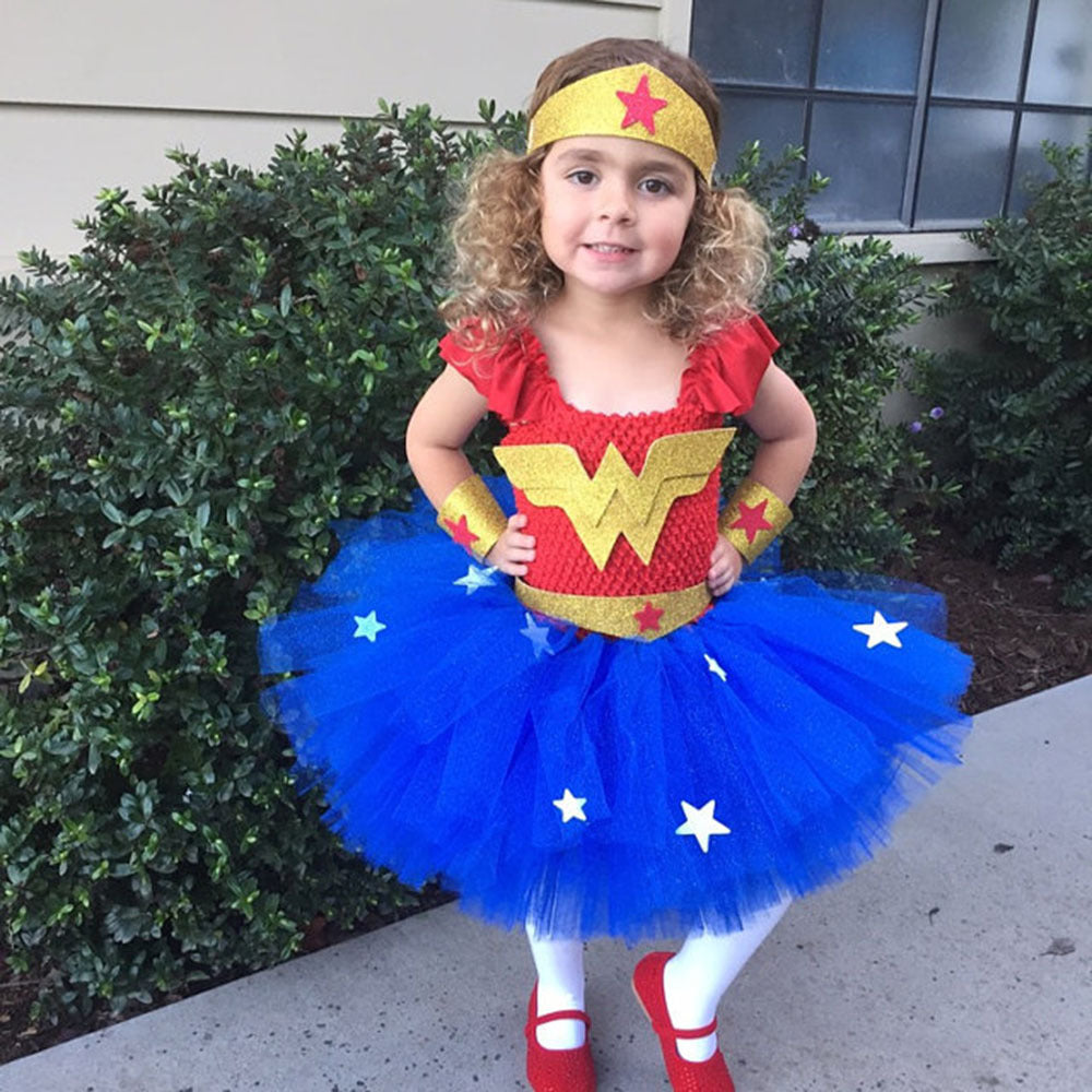 Wonder Woman costume super hero costume for girls