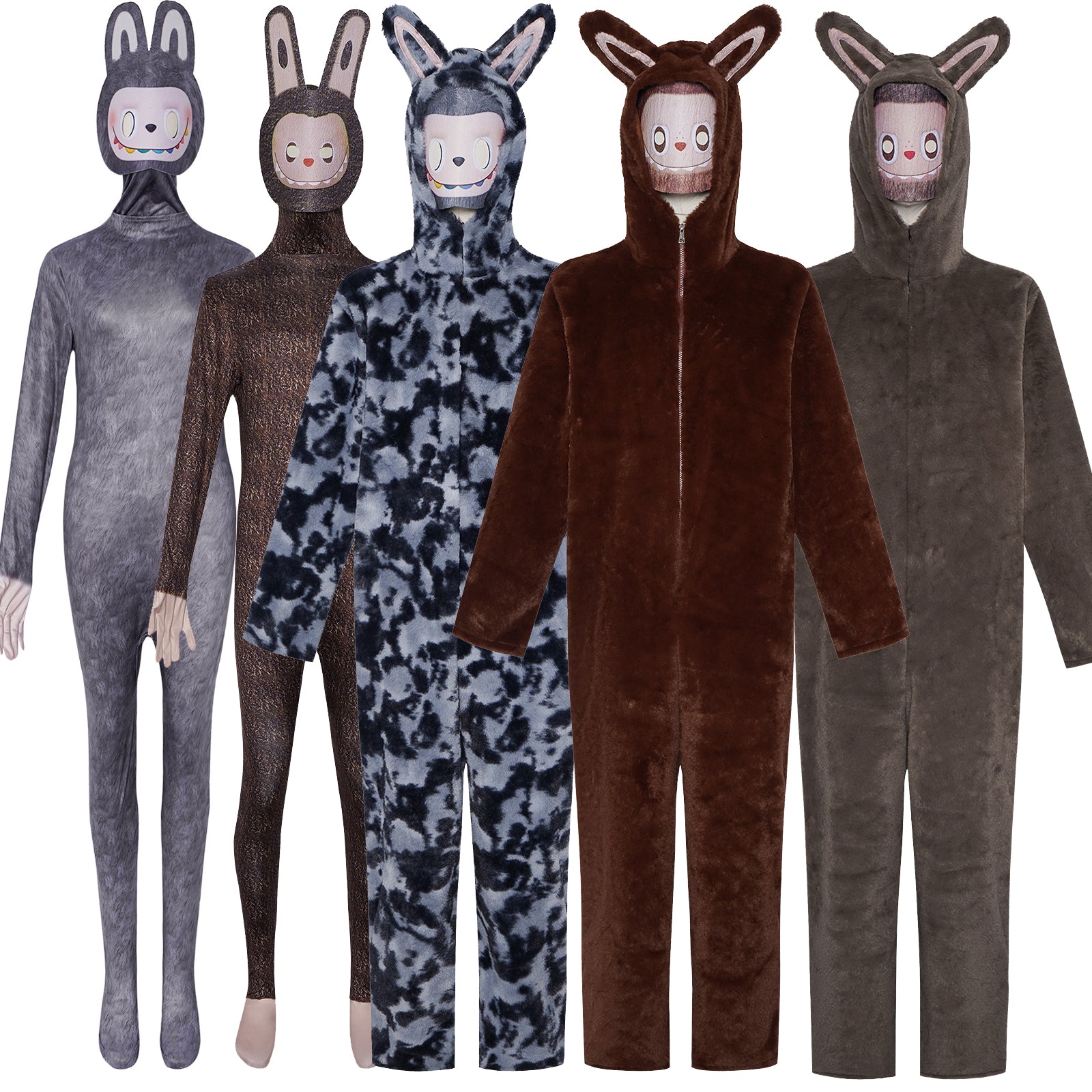 Labubu Cosplay Costume Jumpsuit Party Fancy Dress Bodysuit For Kids Adult Halloween