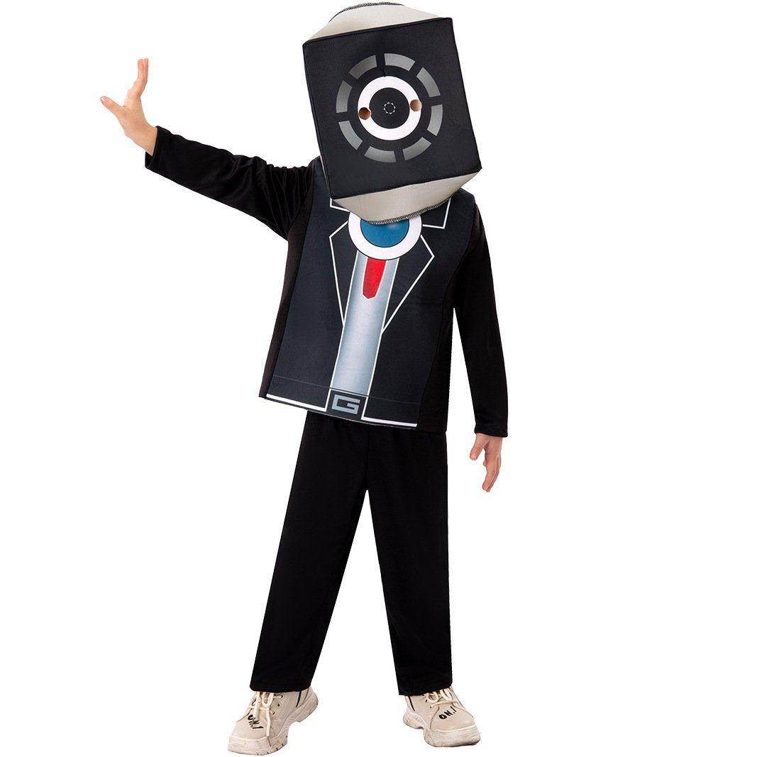 3D Horror Game TV and Toilet Costume Halloween Cosplay Outfit - Ecosfun