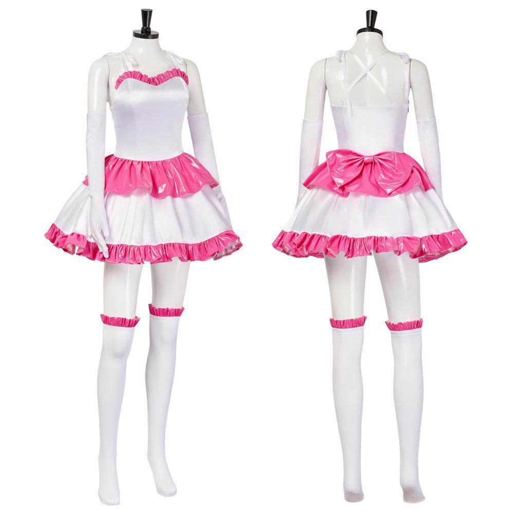 70s Perfect Blue Mima Kirigoe Cosplay Costume Red and Pink Dresses for Women - Ecosfun