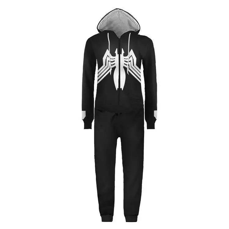 Adult Men's Super Hero Spider-man Deadpool The Flash One Piece costume Jumpsuit - Ecosfun